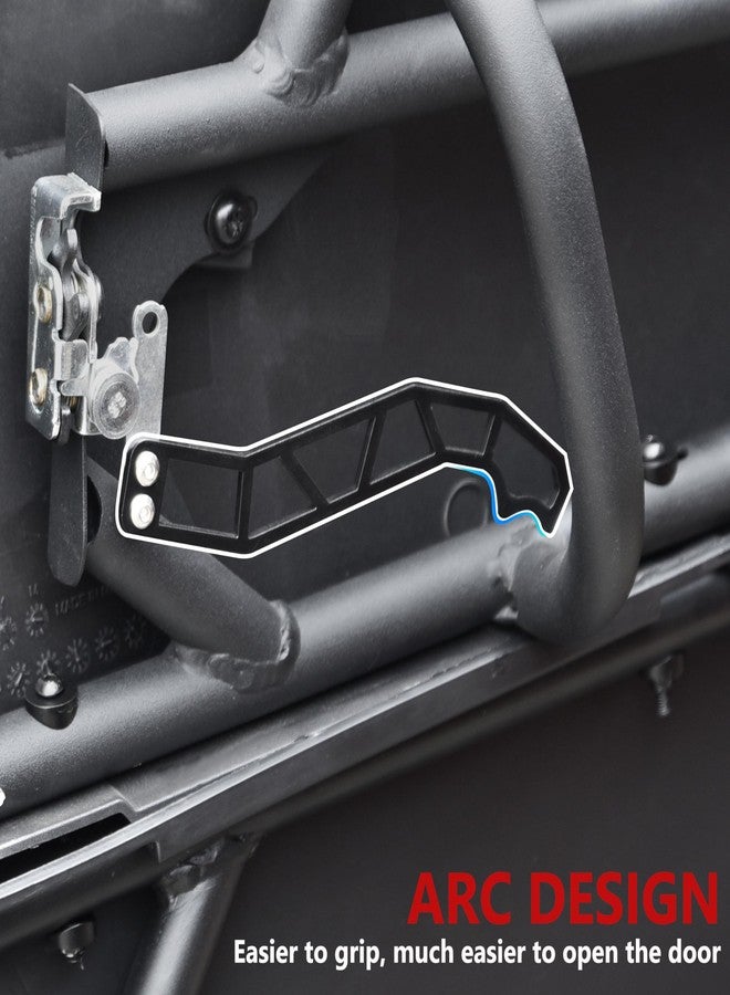 UTVSXPERT Door Handle Latches for Can-Am Maverick X3 X DS RS Turbo R Max 4 Door 2017-2025 Models Accessories, 4 PCS Black Powder Coating Door Handles for X3 - Image 5